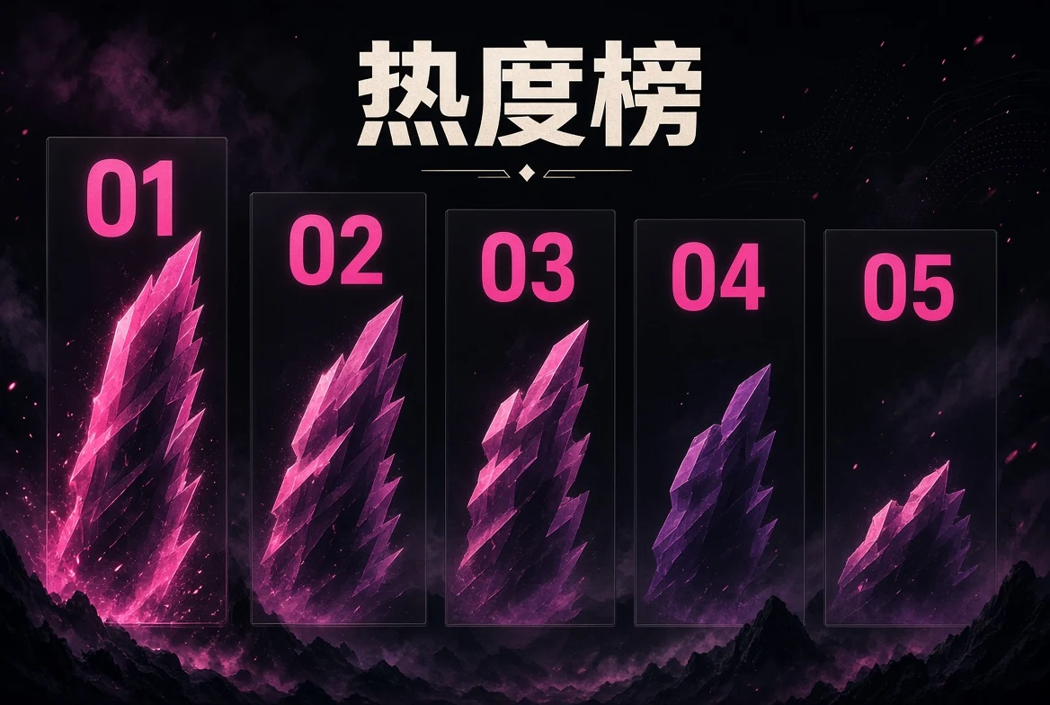 热度榜栏目视觉